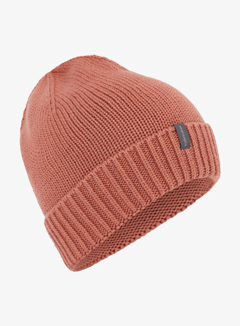 Căciulă de iarna Icebreaker Vela Cuff Beanie - cedar wood