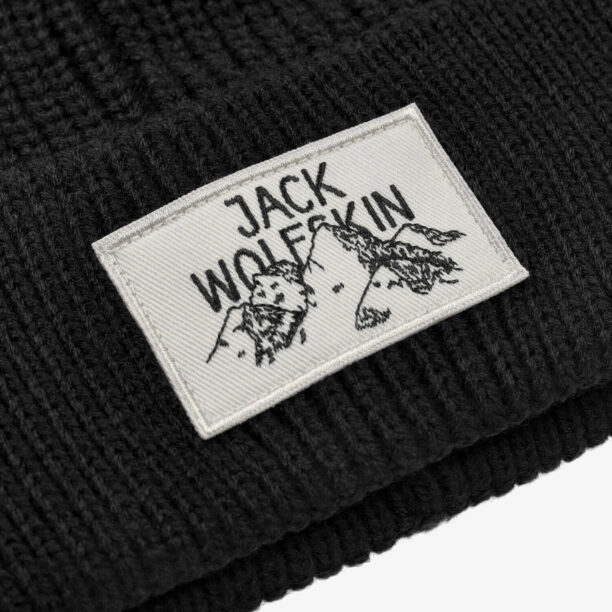 Preţ Căciulă de iarna Jack Wolfskin Badge Beanie - black