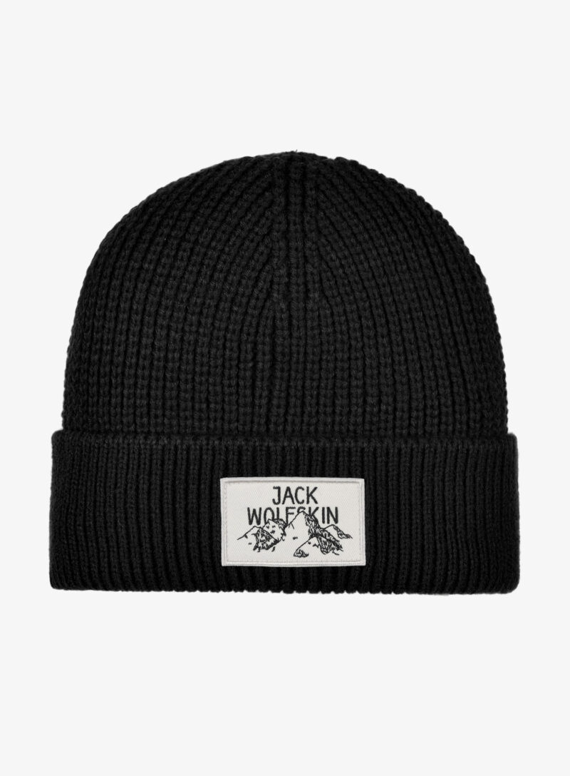 Căciulă de iarna Jack Wolfskin Badge Beanie - black