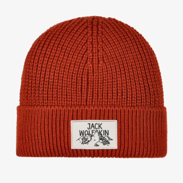 Căciulă de iarna Jack Wolfskin Badge Beanie - intense rust