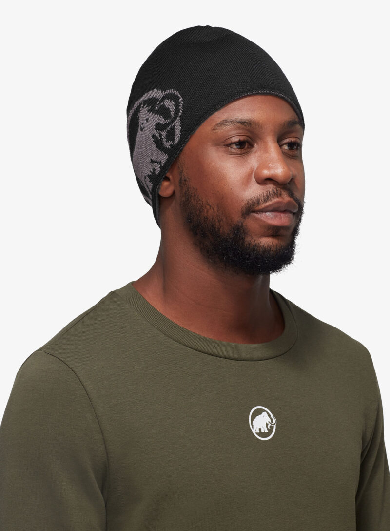 Cumpăra Căciulă de iarna Mammut Logo Beanie - steel/black