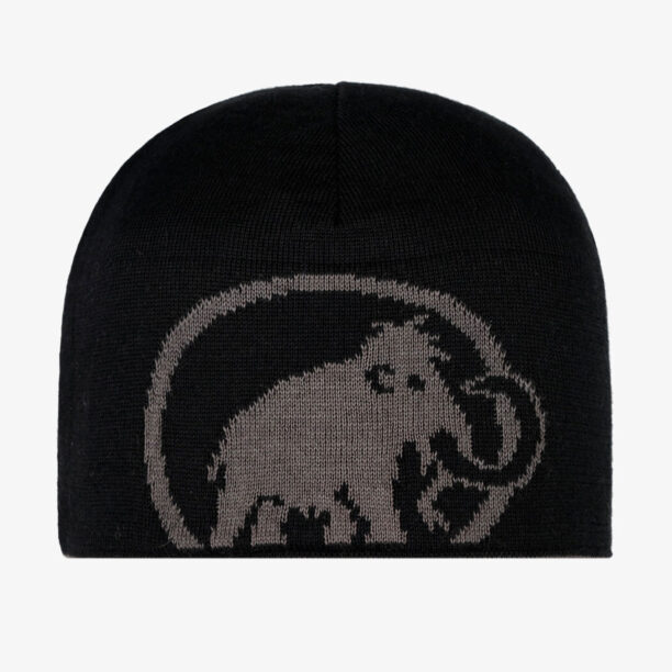 Original Căciulă de iarna Mammut Logo Beanie - steel/black