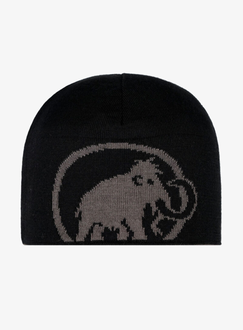 Original Căciulă de iarna Mammut Logo Beanie - steel/black