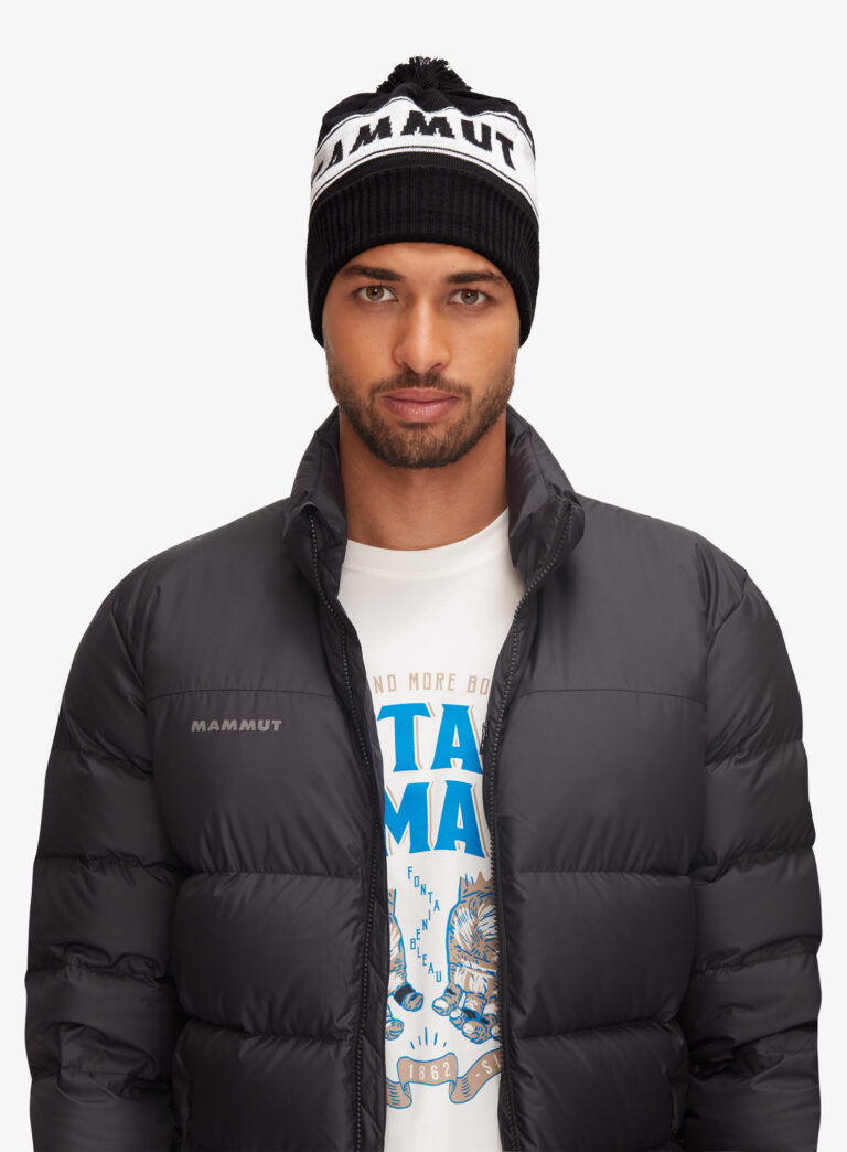 Cumpăra Căciulă de iarna Mammut Peaks Beanie - black/white