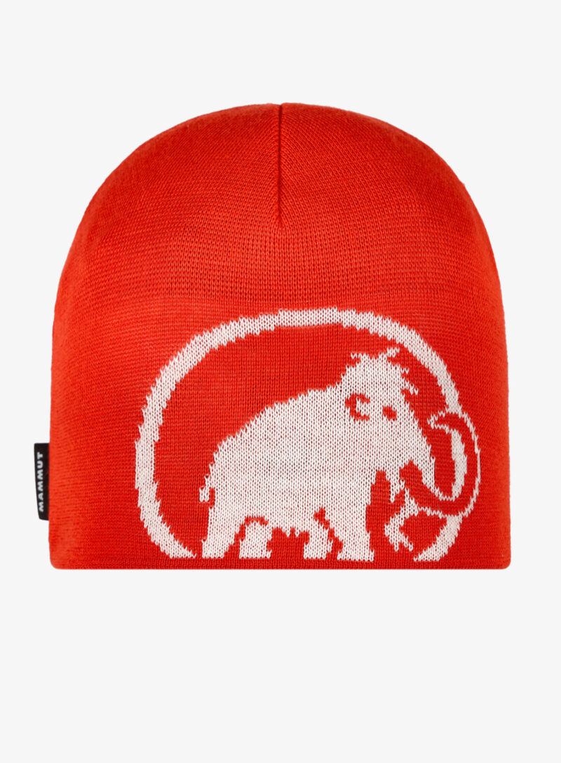 Original Căciulă de iarna Mammut Tweak Beanie - mammut red/white