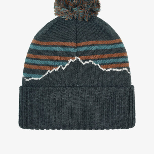 Căciulă de iarna Patagonia Powder Town Beanie - fitz roy stripe/smolder blue preţ