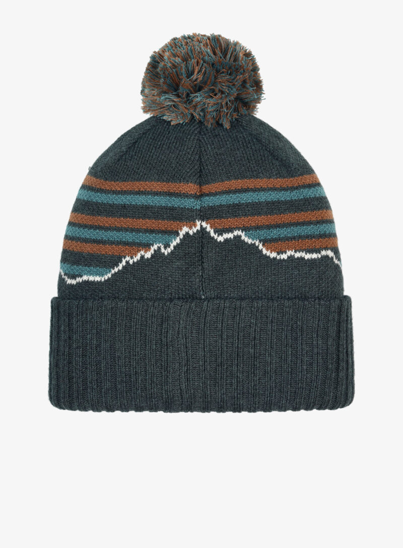 Căciulă de iarna Patagonia Powder Town Beanie - fitz roy stripe/smolder blue preţ