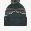 Căciulă de iarna Patagonia Powder Town Beanie - fitz roy stripe/smolder blue