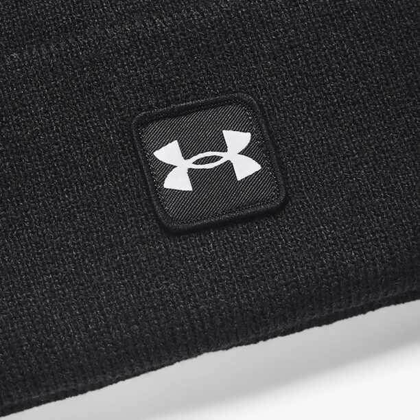 Original Căciulă de iarna Under Armour Halftime Cuff - black/white