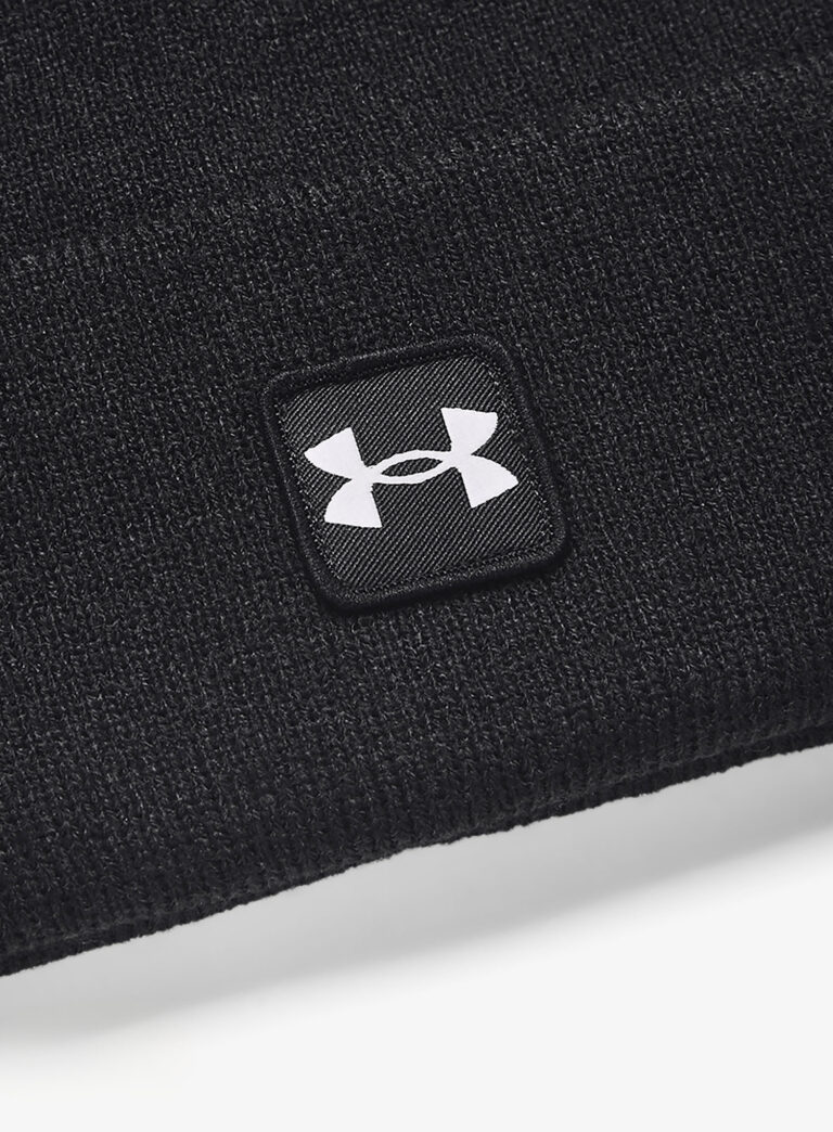 Original Căciulă de iarna Under Armour Halftime Cuff - black/white