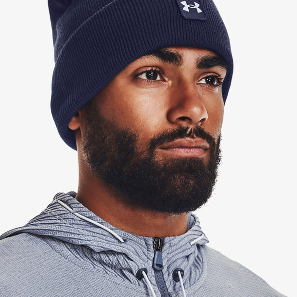 Căciulă de iarna Under Armour Halftime Cuff - midnight navy/white preţ