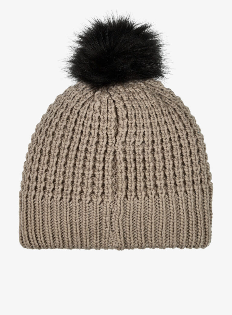 Căciulă de iarna femei Helly Hansen Snowfall Beanie - mellow grey/cream preţ