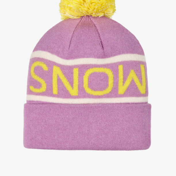 Căciulă de iarna femei Mons Royale McCloud Pom Pom Merino Beanie - orchid sun preţ