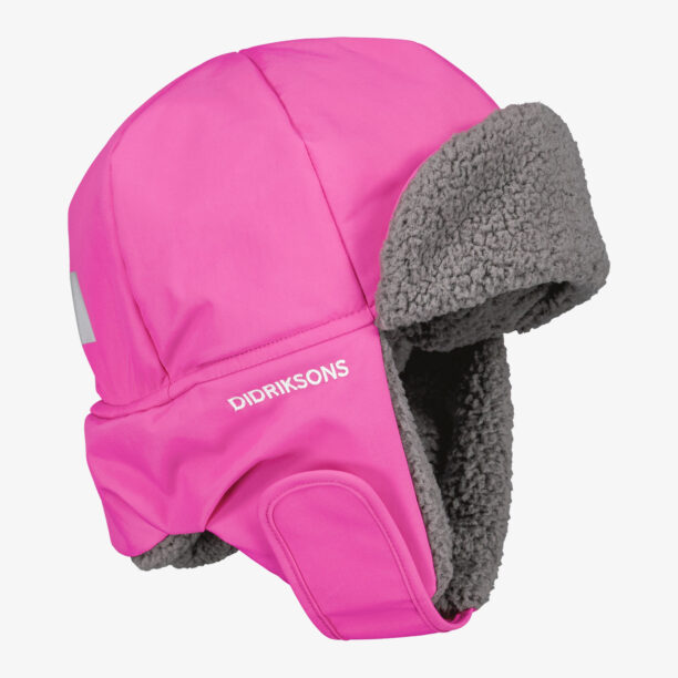 Caciula fete Didriksons Biggles Cap 6 - plastic pink