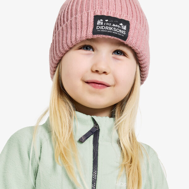 Caciula fete Didriksons Bus Beanie - dusty pink preţ