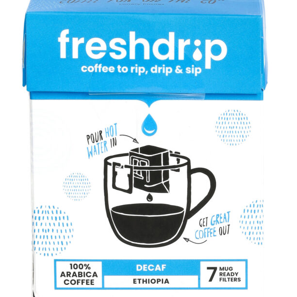 Cumpăra Cafea la pliculet Freshdrip - ethiopia decaf