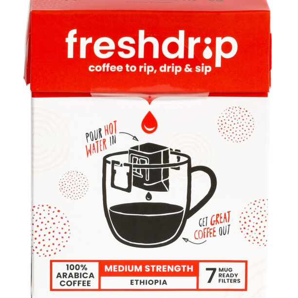 Cumpăra Cafea la pliculet Freshdrip - ethiopia medium strength