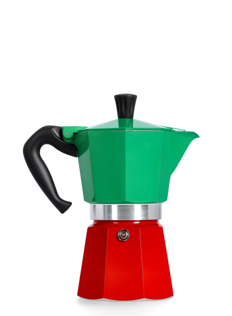 Preţ Cafetiera de voiaj Bialetti Moka Express Italia 3TZ - red/grn