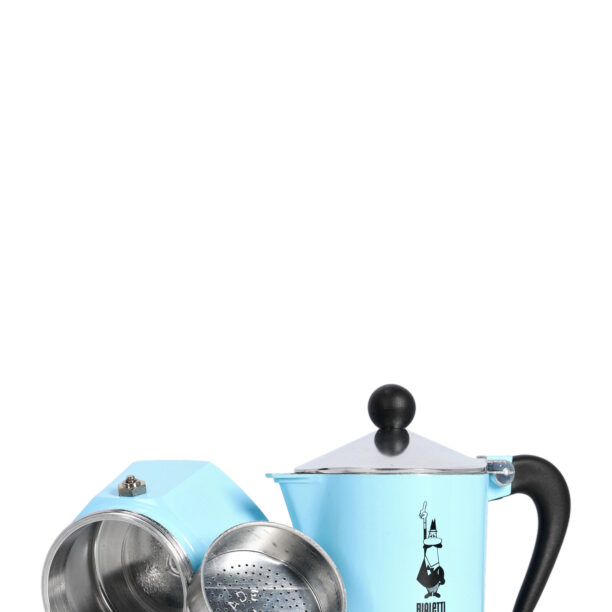 Cafetiera de voiaj Bialetti Rainbow 3TZ - l.blue preţ