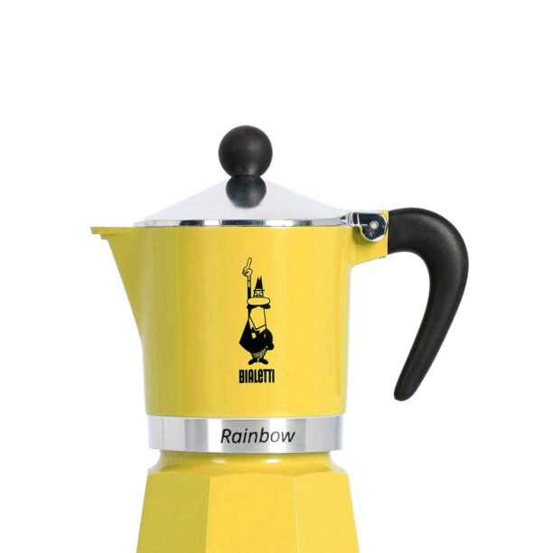 Cafetiera de voiaj Bialetti Rainbow 3TZ - yellow