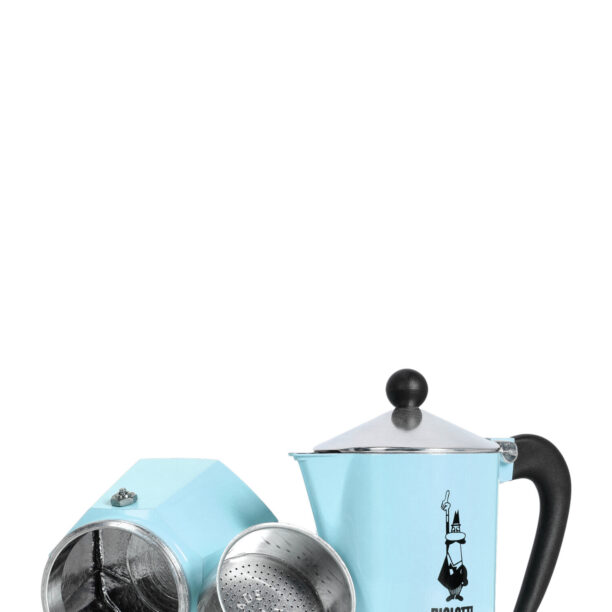 Cafetiera de voiaj Bialetti Rainbow 6TZ - l.blue preţ