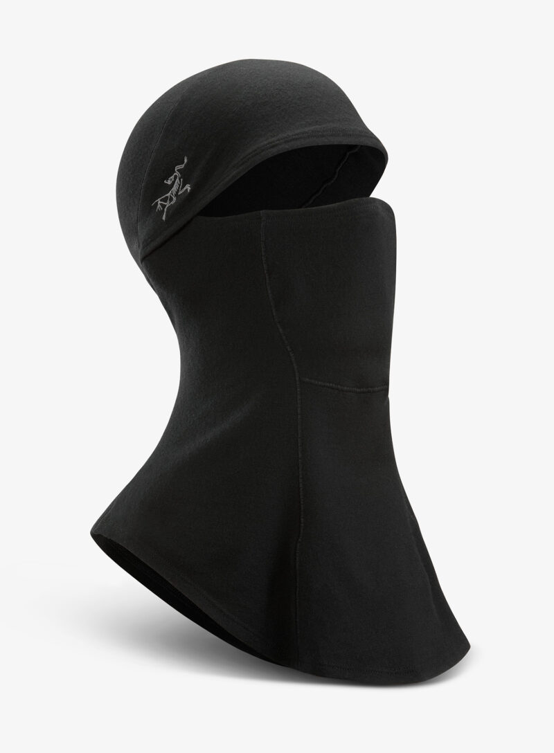 Original Cagula Arcteryx Rho Lightweight Wool Balaclava - black