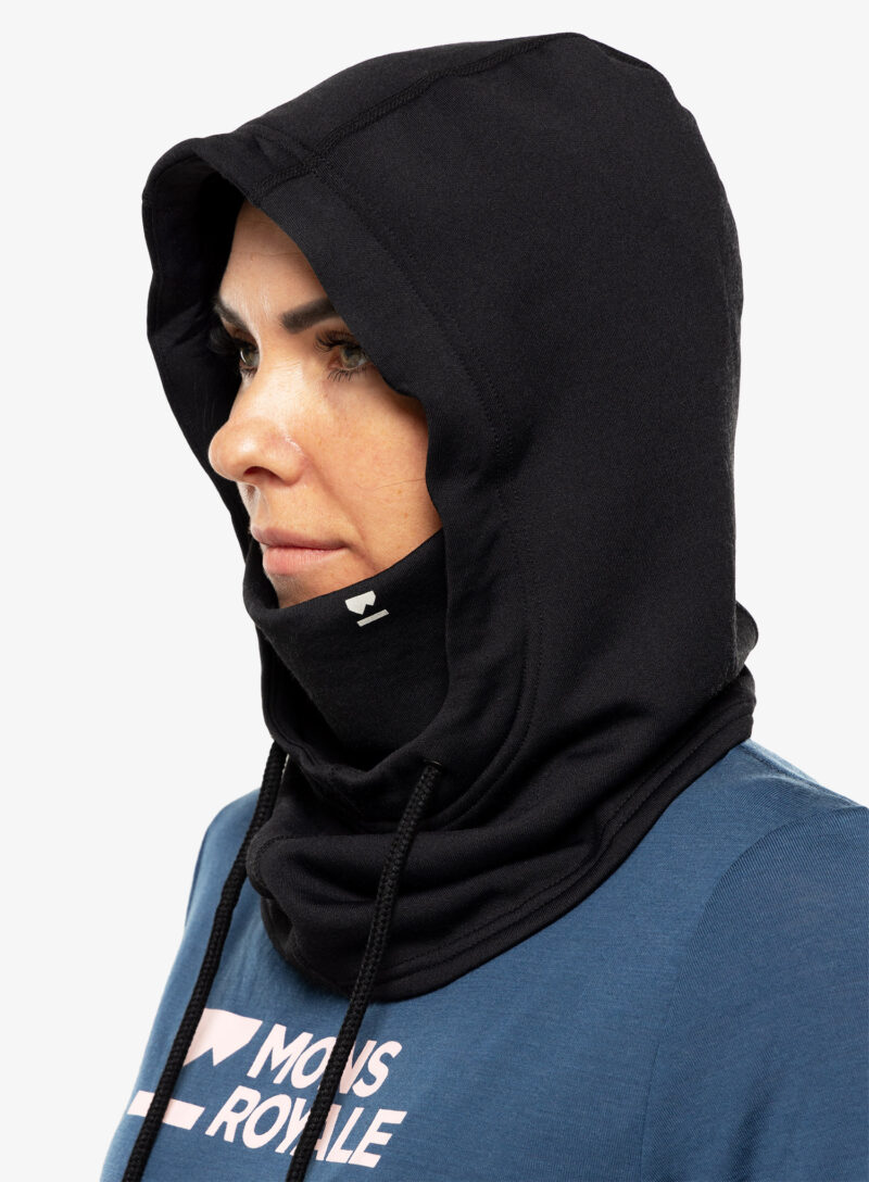 Cagula Mons Royale Decade Merino Fleece Hood - black