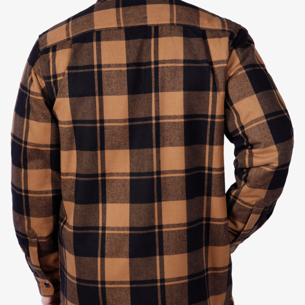 Cămaşă Carhartt Flannel Sherpa-Lined Shirt Jac - carhartt brown preţ