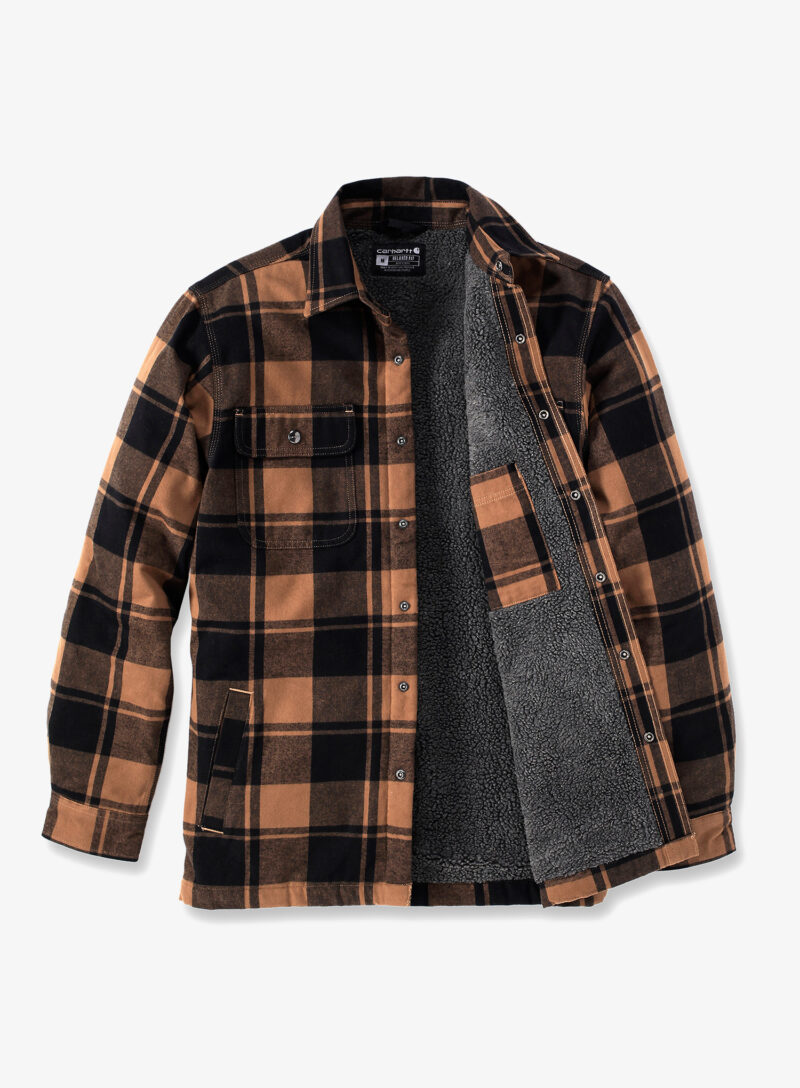 Cumpăra Cămaşă Carhartt Flannel Sherpa-Lined Shirt Jac - carhartt brown