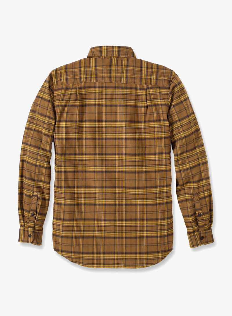 Cămaşă Carhartt Midweight Flannel L/S Plaid Shirt - oak brown preţ