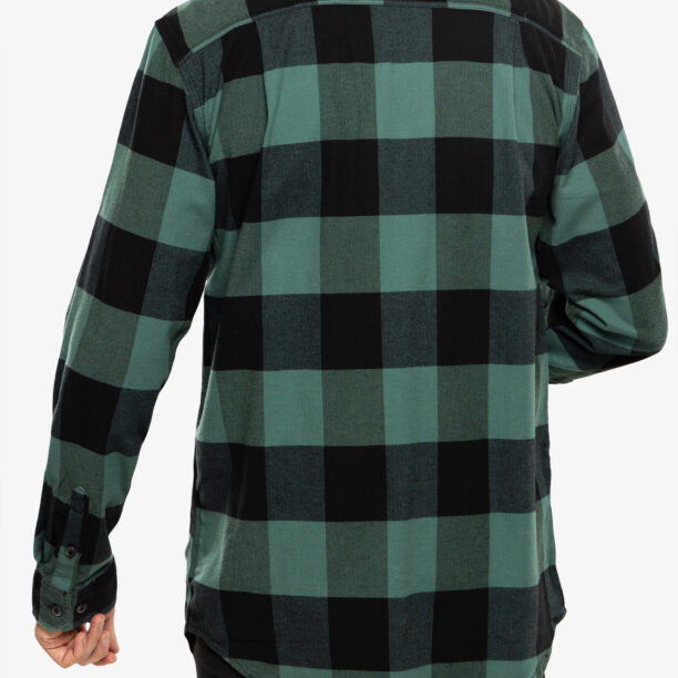 Cămaşă Carhartt Midweight Flannel L/S Plaid Shirt - slate green preţ