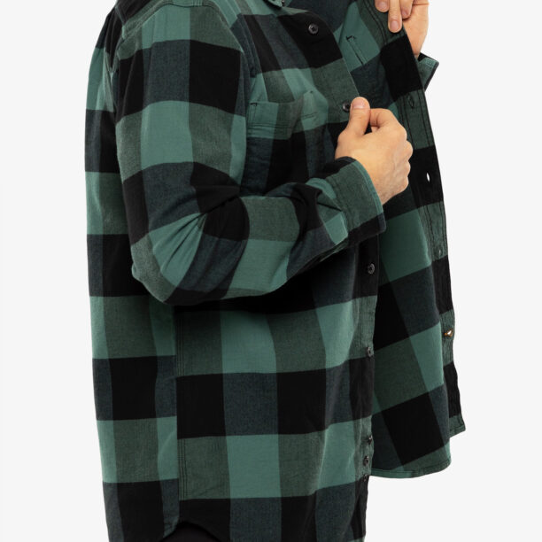 Cumpăra Cămaşă Carhartt Midweight Flannel L/S Plaid Shirt - slate green