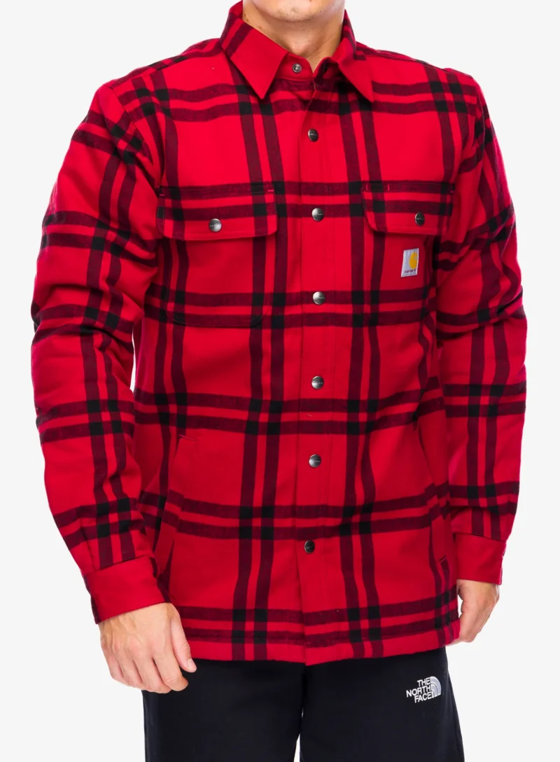 Cămaşă Carhartt Roane Hooded Shirt Jac - crabapple