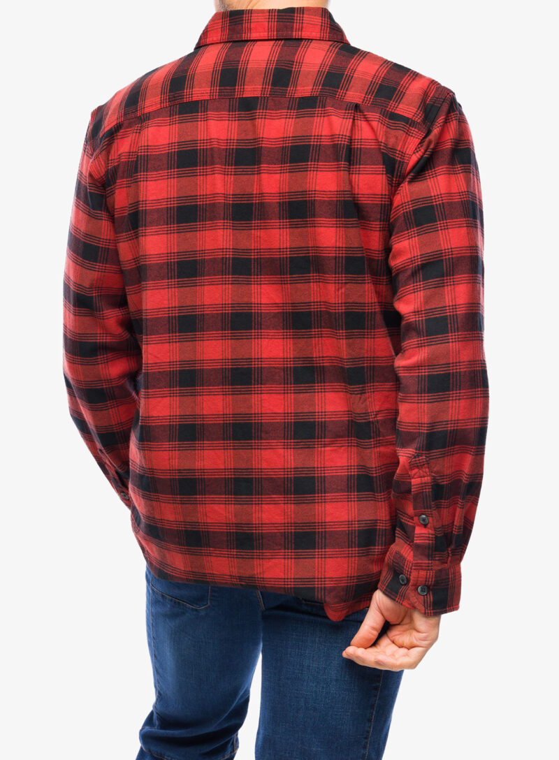 Camasa Cartartt Flannel L/S Plaid Shirt - red ochre preţ