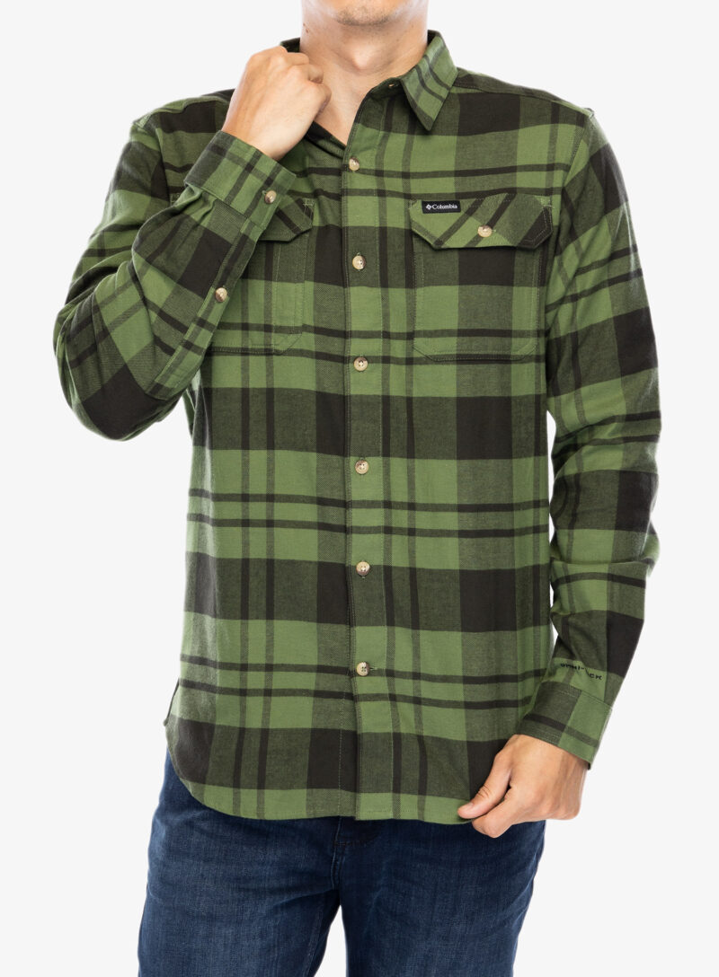 Camasa Columbia Flare Gun Stretch Flannel - canteen river crossing plaid