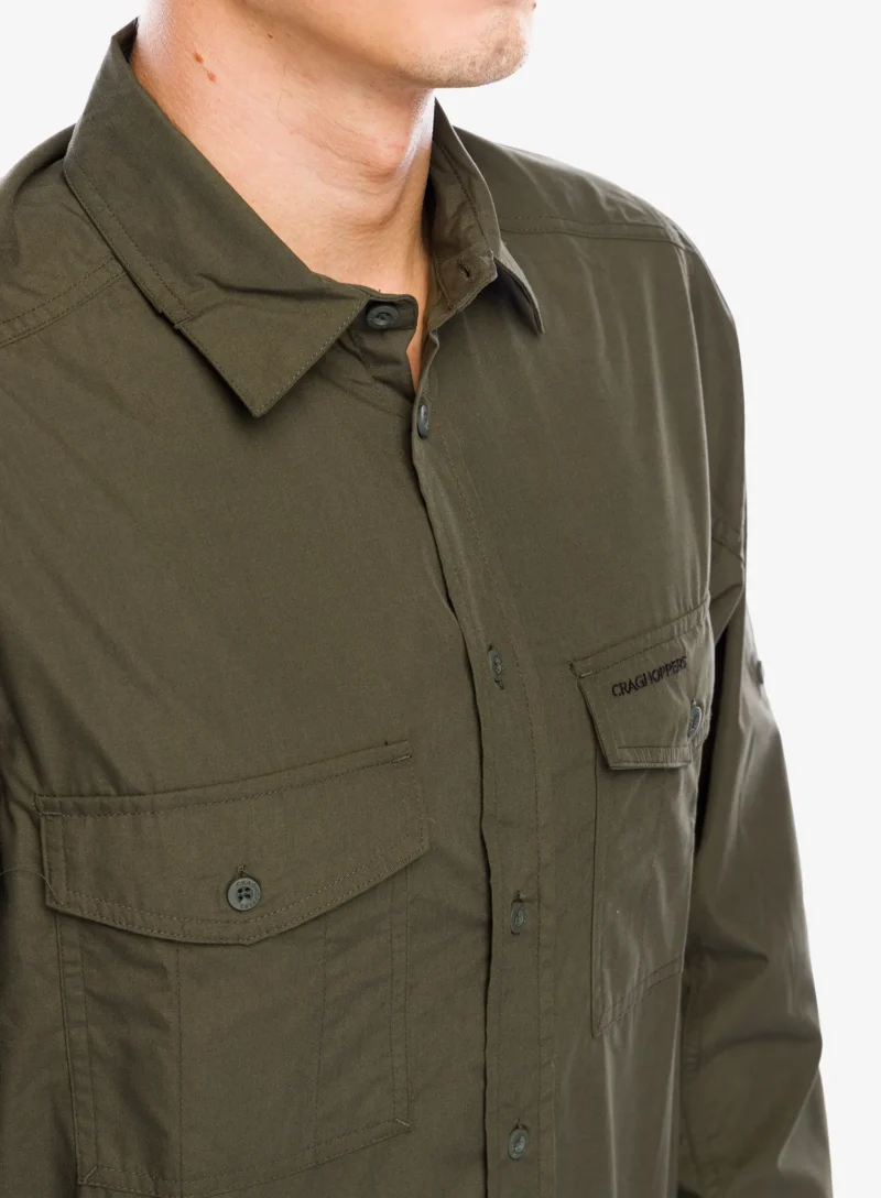 Original Camasa Craghoppers Kiwi LS Shirt - woodland green