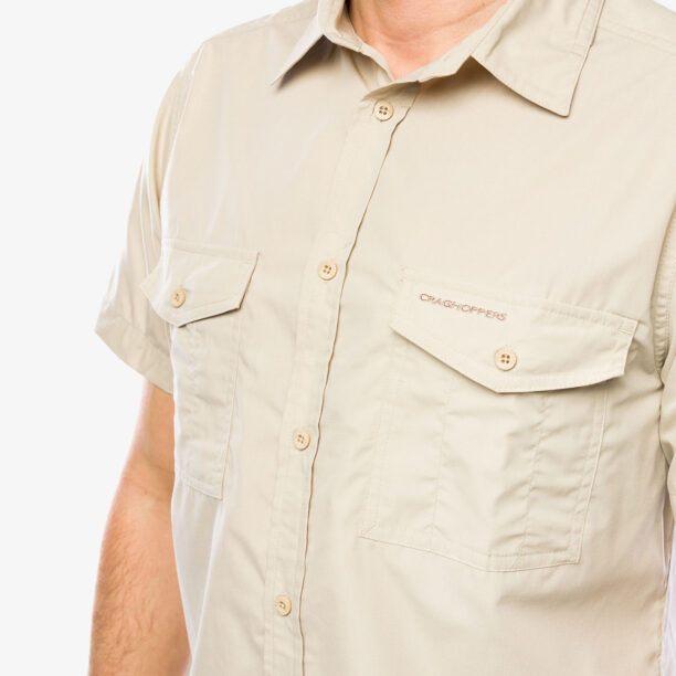 Original Camasa Craghoppers Kiwi SS Shirt - oatmeal