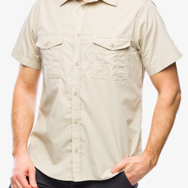 Camasa Craghoppers Kiwi SS Shirt - oatmeal