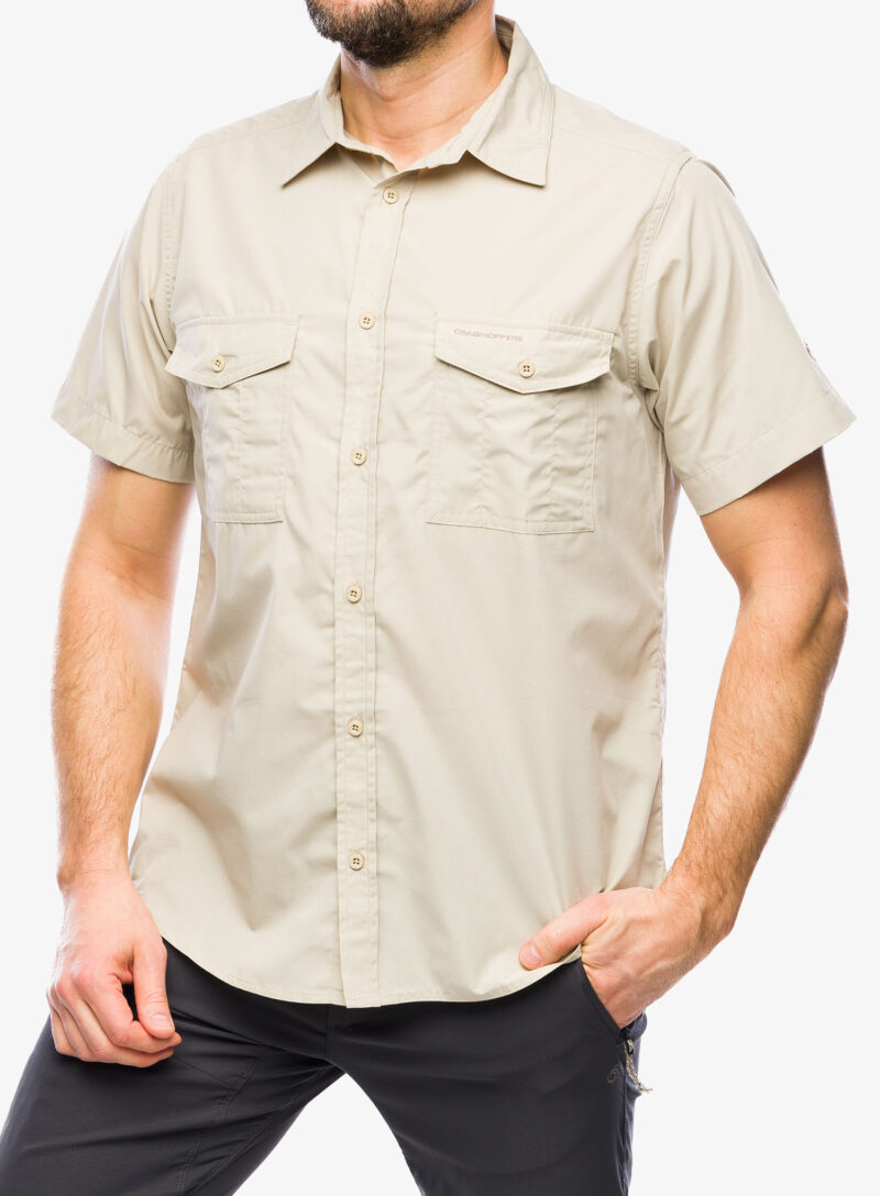 Camasa Craghoppers Kiwi SS Shirt - oatmeal