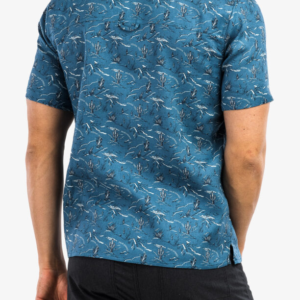 Camasa Craghoppers NosiBotanical Hula S/S - poseidon blue print preţ