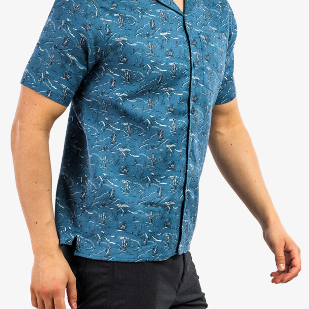 Cumpăra Camasa Craghoppers NosiBotanical Hula S/S - poseidon blue print