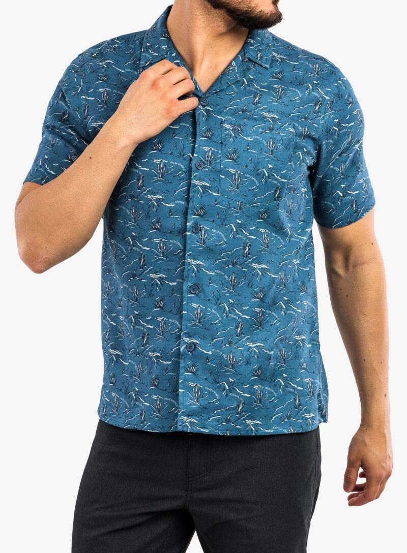 Original Camasa Craghoppers NosiBotanical Hula S/S - poseidon blue print