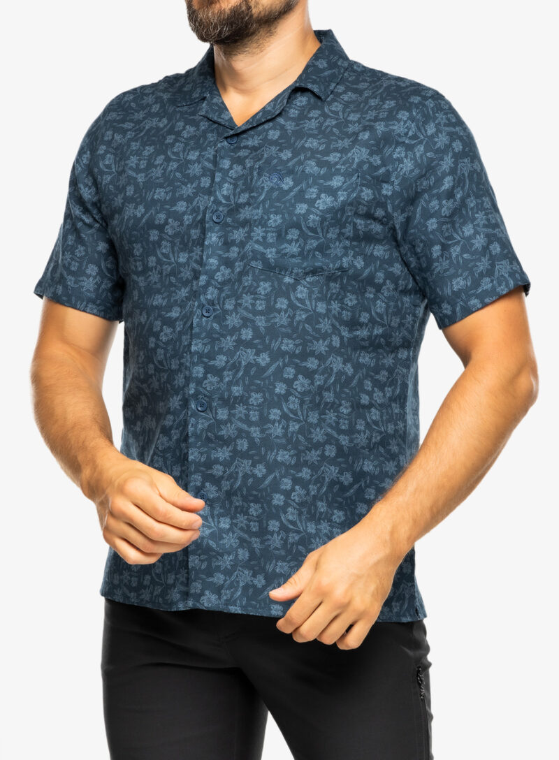 Camasa Craghoppers NosiBotanical Pasport S/S Shirt - poseidon blue print