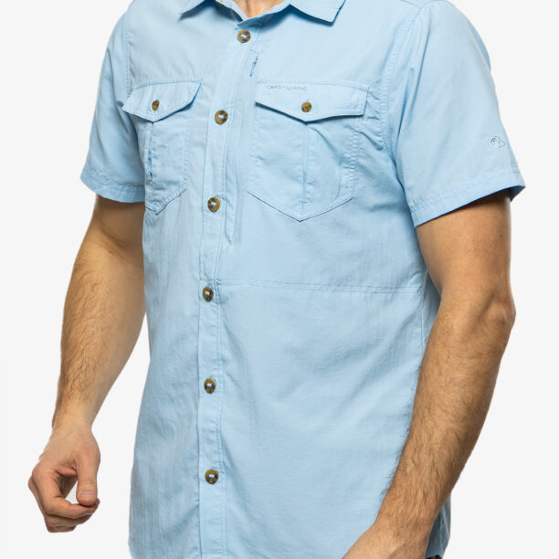 Camasa Craghoppers NosiLife Adventure II S/S Shirt - harbour blue