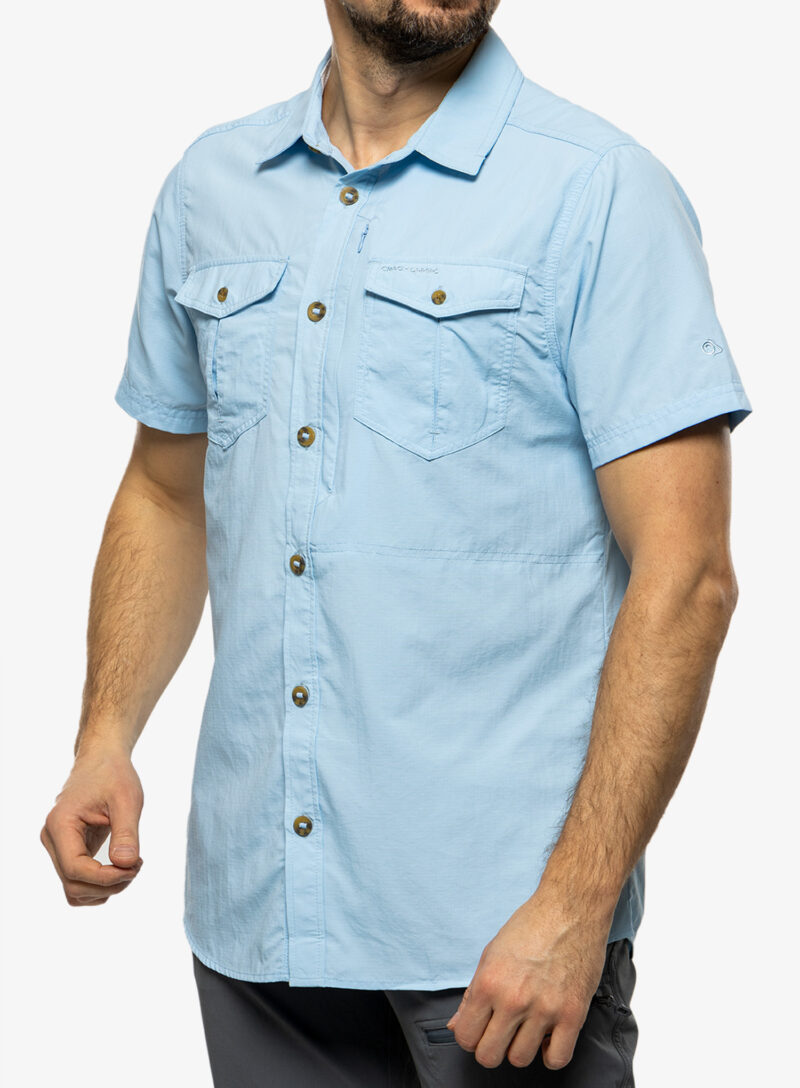 Camasa Craghoppers NosiLife Adventure II S/S Shirt - harbour blue