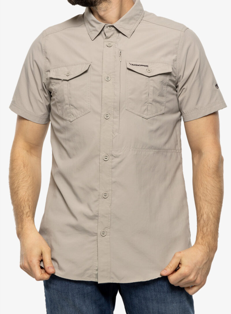 Camasa Craghoppers NosiLife Adventure II S/S Shirt - parchment