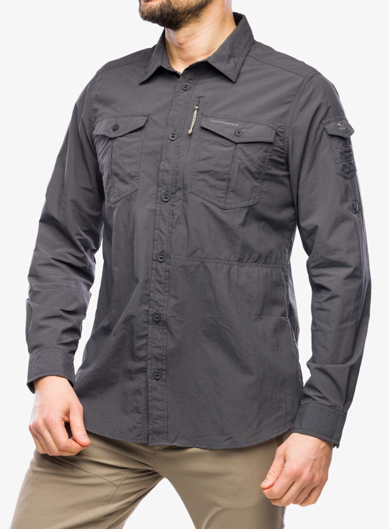 Cumpăra Camasa Craghoppers NosiLife Adventure LS Shirt III - black pepper