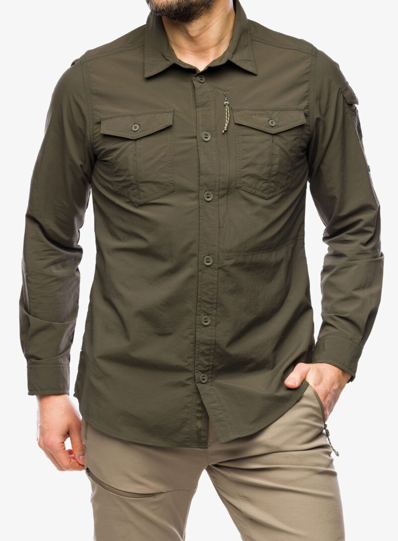 Camasa Craghoppers NosiLife Adventure LS Shirt III - woodland green