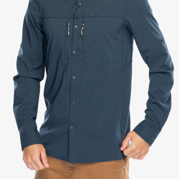 Camasa Craghoppers NosiLife Pro LS Shirt V - blue stone