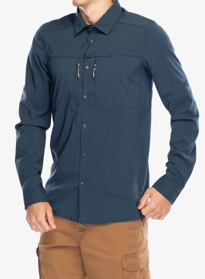 Camasa Craghoppers NosiLife Pro LS Shirt V - blue stone